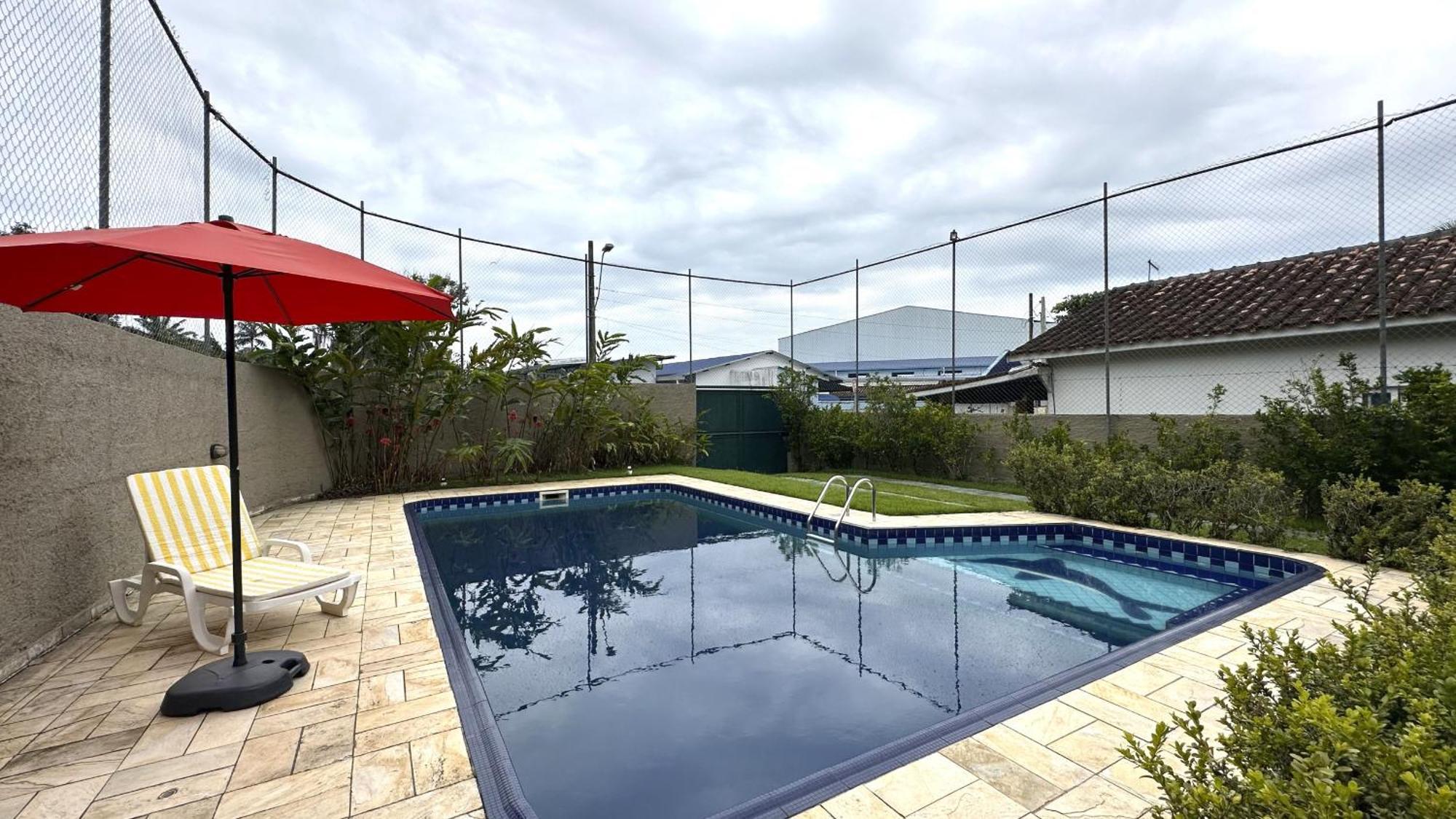 Casa C Piscina A 700M Da Praia De Caraguatatuba Sp Dış mekan fotoğraf